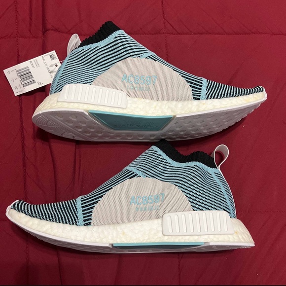 adidas gazelle silver green womens Adidas NMD CS1 Parley Primeknit Sneakers main image 0